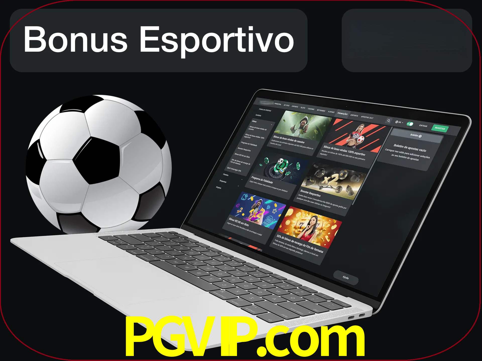 Antes de começar a apostar, use o bônus esportivo.